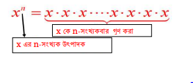 অজানা রাশির সূচকে ঘন