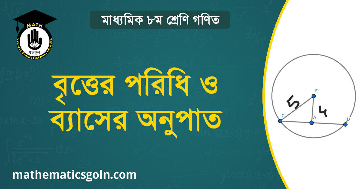 বৃত্তের পরিধি ও ব্যাসের অনুপাত π