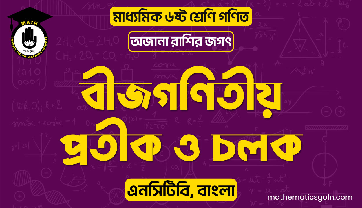 বীজগণিতীয় প্রতীক ও চলক