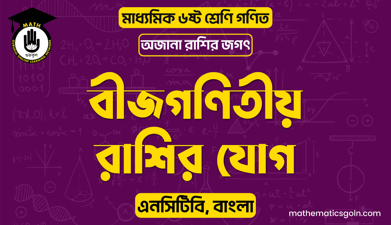 বীজগণিতীয় রাশির যোগ